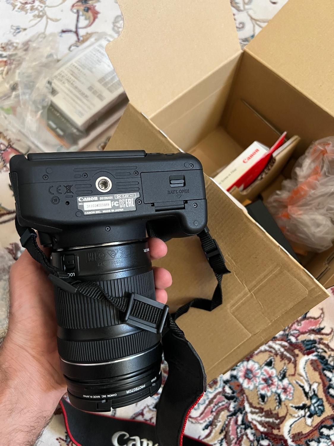 کنون 700d 18-135 در حد نو ۸۰۰ عدد شات زده|دوربین عکاسی و فیلم‌برداری|اصفهان, شیخ اشراق|دیوار