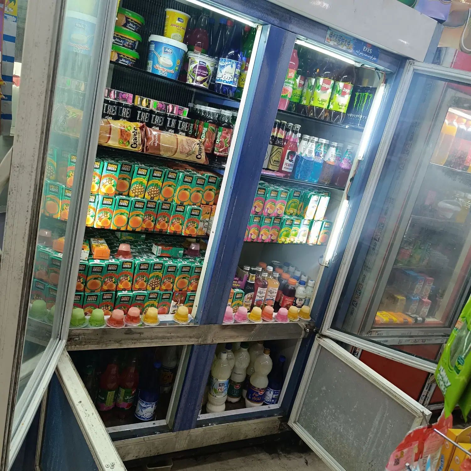 دو عدد یخچال دو درب باهم بفروش‌میرسد|فروشگاه و مغازه|رشت, چله خانه|دیوار
