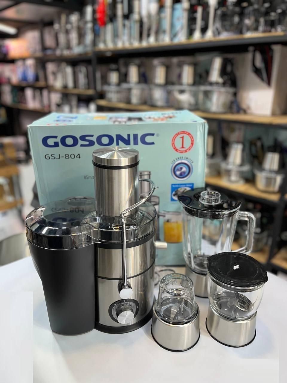 اقساطی ابمیوه گیری 4کاره گوسونیک 804 ابمیوه گیر چک|آبمیوه‌گیر و آب‌مرکبات‌گیر|مشهد, آزادشهر|دیوار