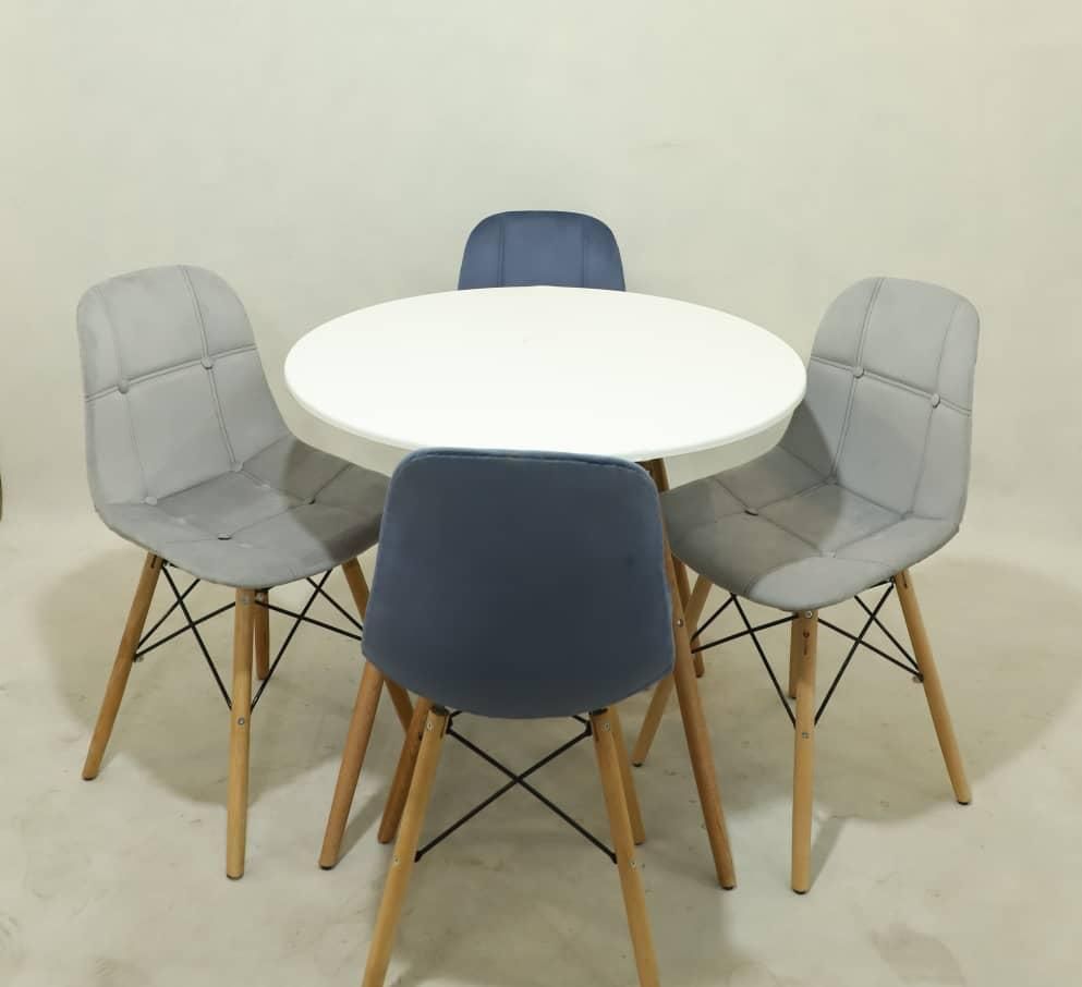 میز و صندلی غذاخوری لمسه دوزی شده|میز و صندلی غذاخوری|رشت, حسین آباد|دیوار