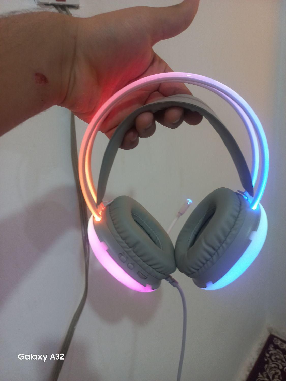 هدفون گیمینگ از برند اونیکوما تمام RGB|قطعات و لوازم جانبی رایانه|لامرد, |دیوار