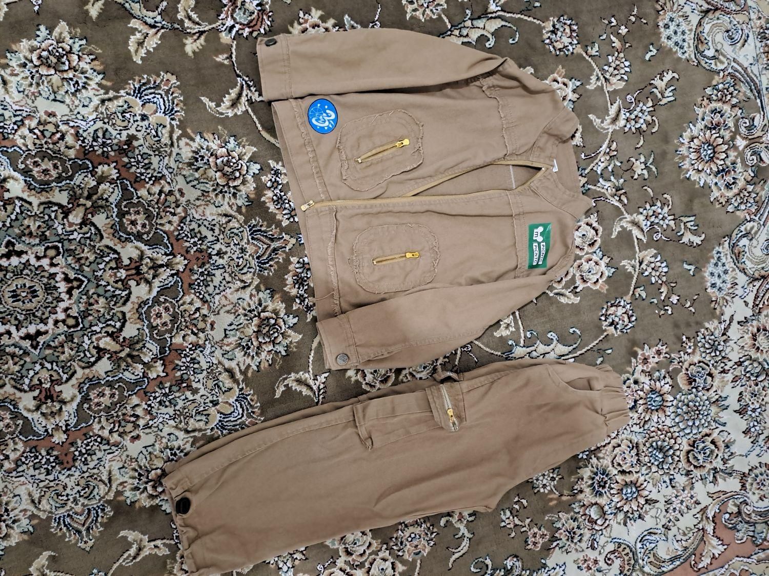 کت و شلوار کتان دخترانه|لباس|مشکیندشت, |دیوار