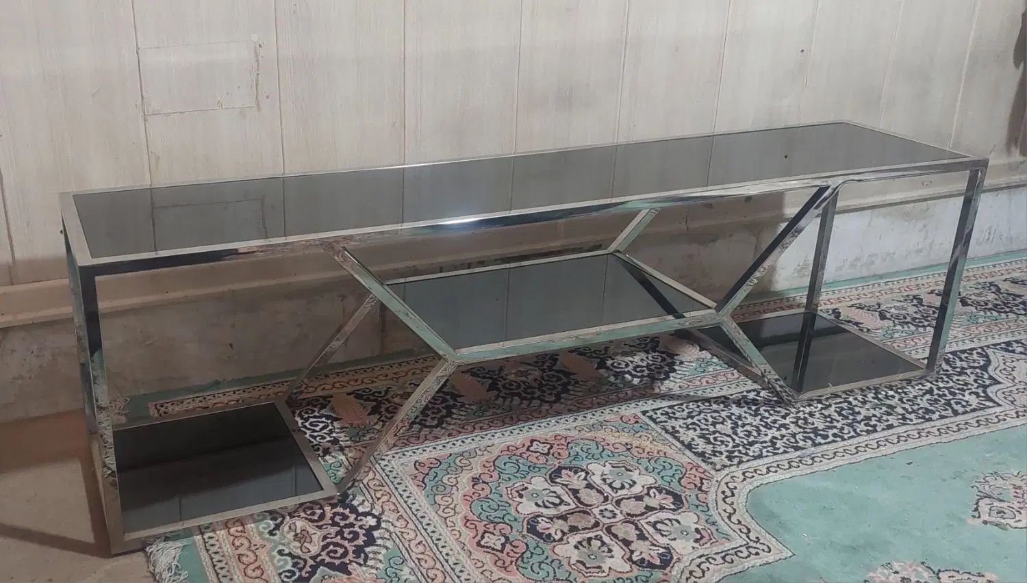 جلومبلی عسلی استیل شیک و تمیز قیمت مناسب|مبلمان خانگی و میز عسلی|پردیس, شهرک صنعتی خرمدشت فاز ۷|دیوار