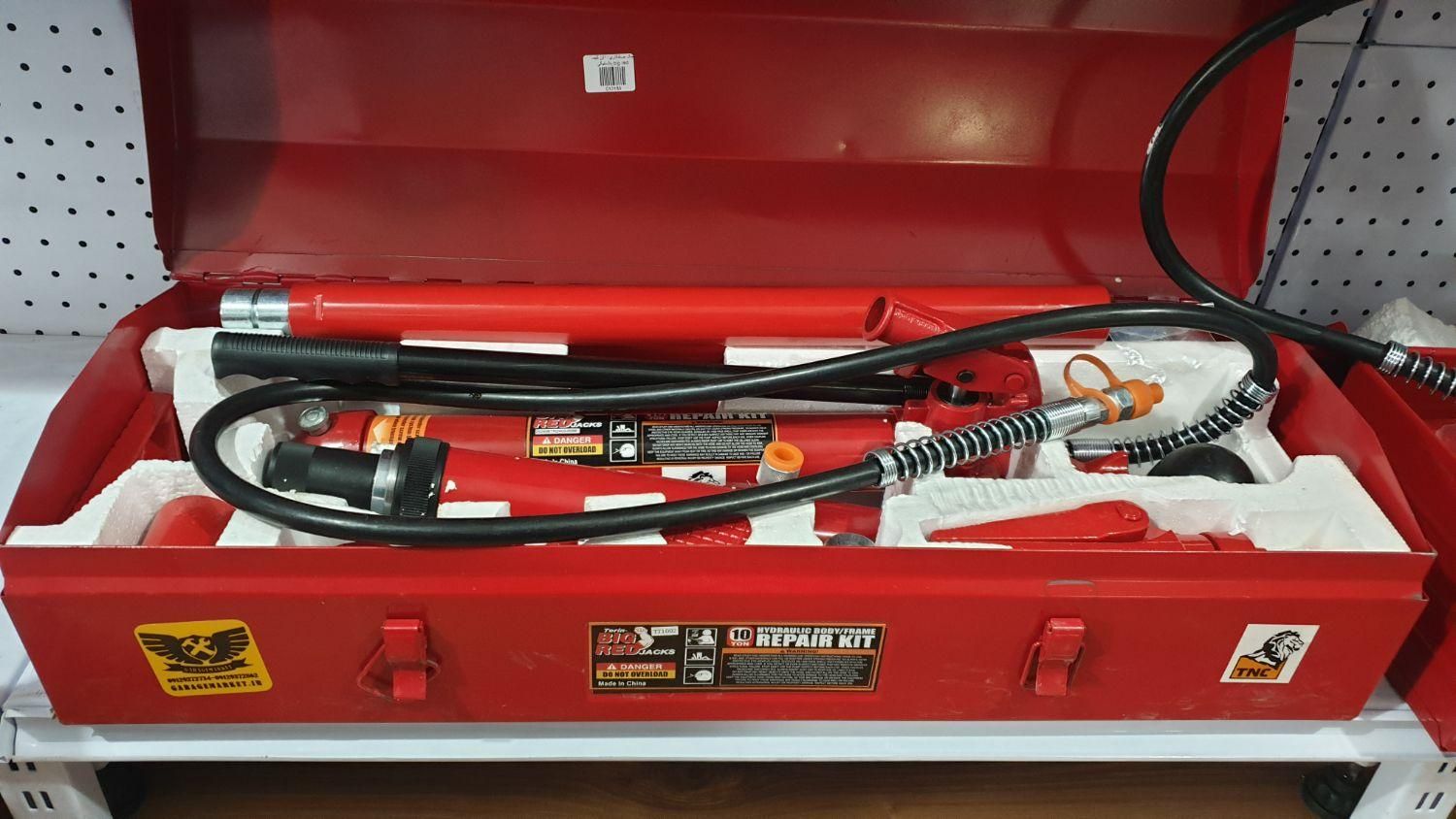 جک صافکاری 10 تن و 4 تن جعبه فلزی قرمز بیگ رد|عمدهفروشی|شیراز, ترمینال باربری|دیوار