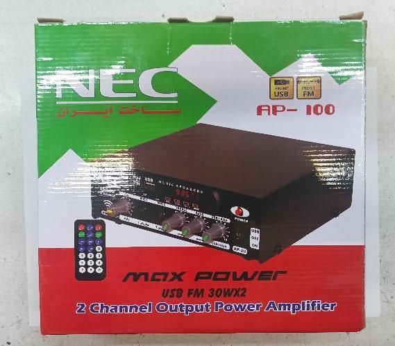 آمپلی فایر اهمی ( ثنا  NEC AP-100 )|سیستم صوتی خانگی|قم, شهر قائم|دیوار