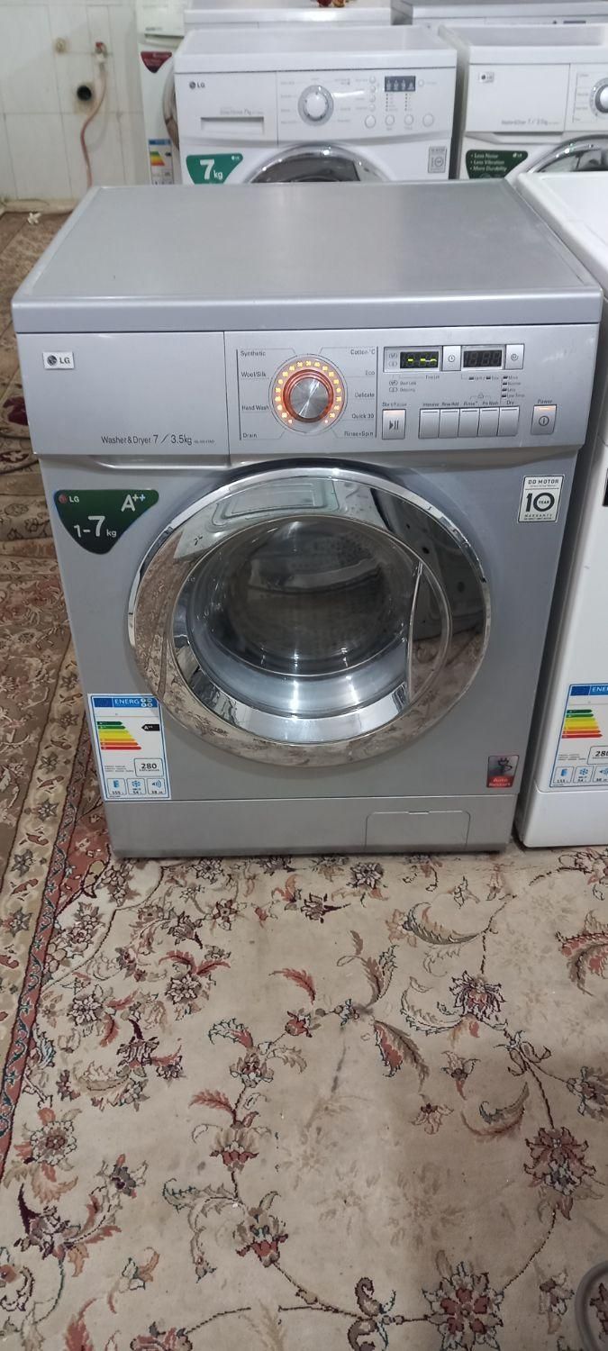 ماشین لباسشویی الجی صدرصدخشک کن اصل کره|ماشین لباسشویی و خشک‌کن لباس|نیشابور, شهید بهشتی|دیوار