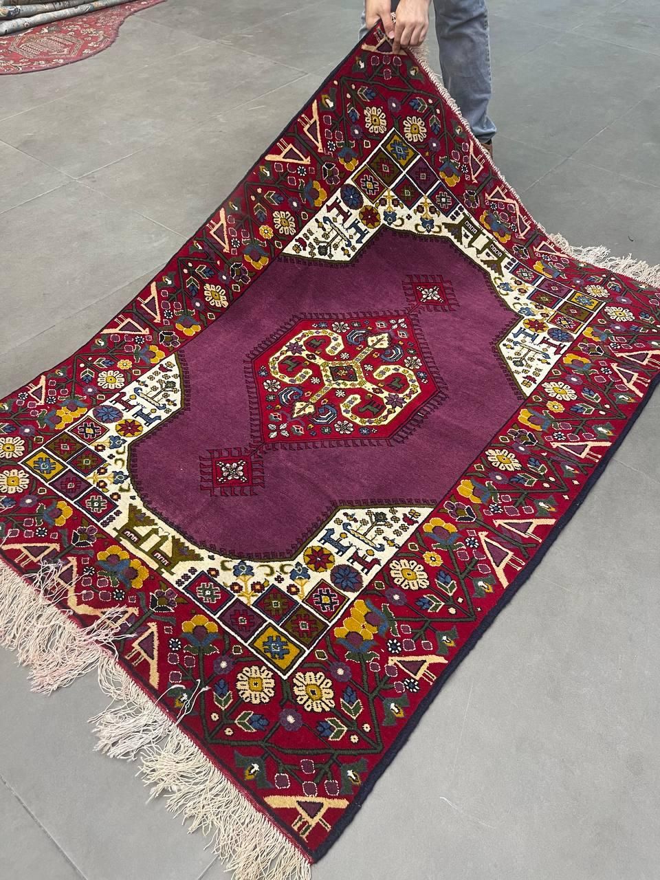 فرش دستباف بساک قالیچه های ۳ متری مختص کادو|فرش|مشکیندشت, |دیوار