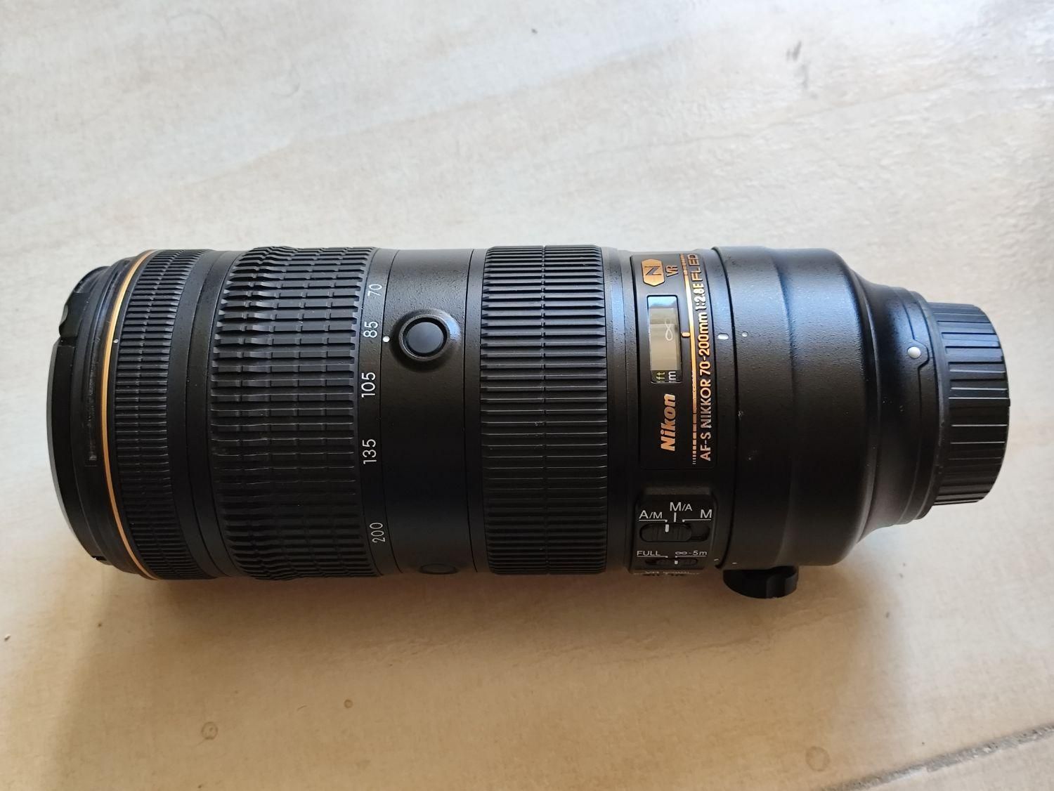 لنز نیکون Nikon 70-200 2.8 FL VR|دوربین عکاسی و فیلم‌برداری|مشهد, هنرستان|دیوار