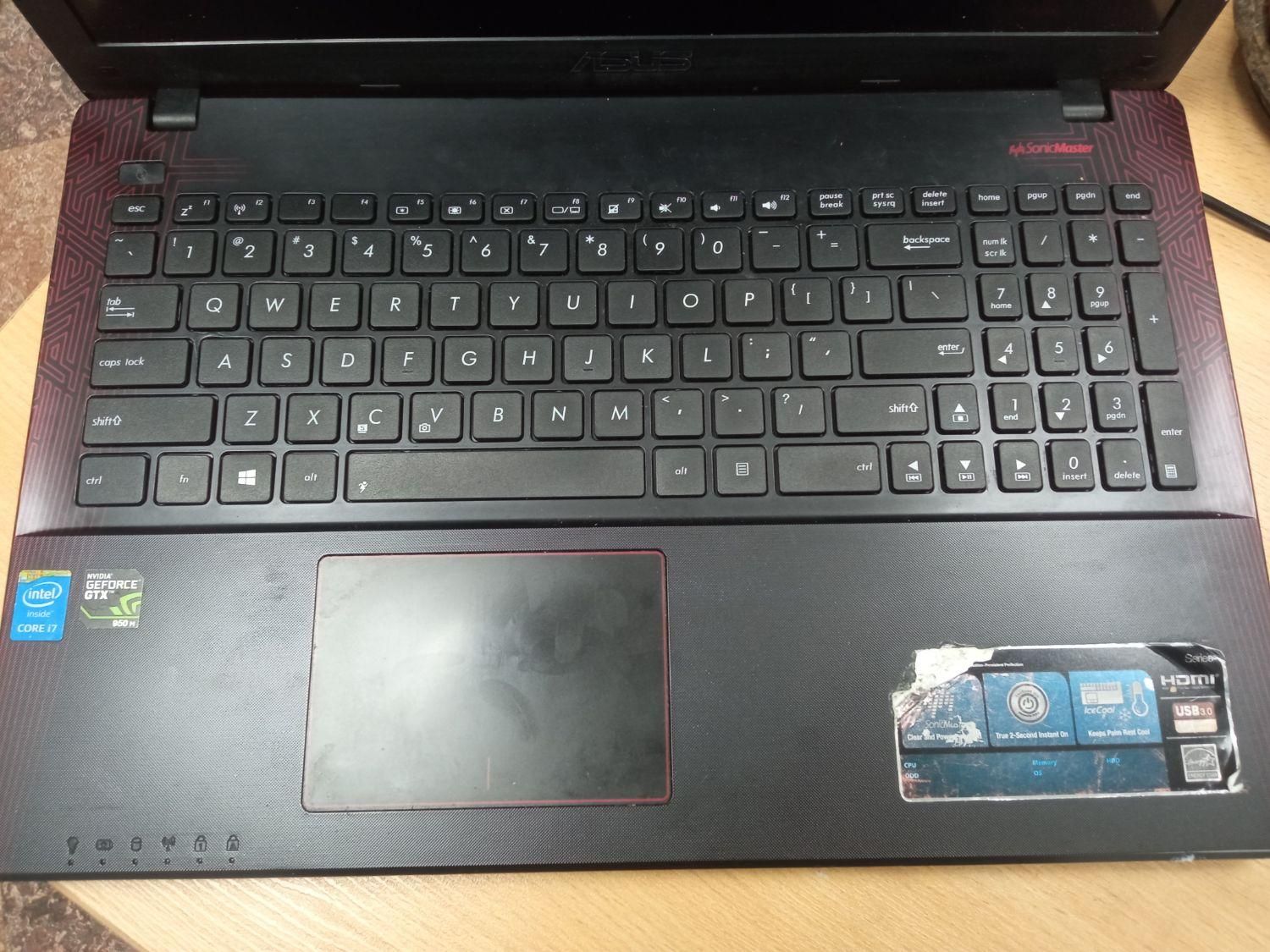 لپتاپ Asus نسل چهارم گیمینگ|رایانه همراه|تهران, آرارات|دیوار