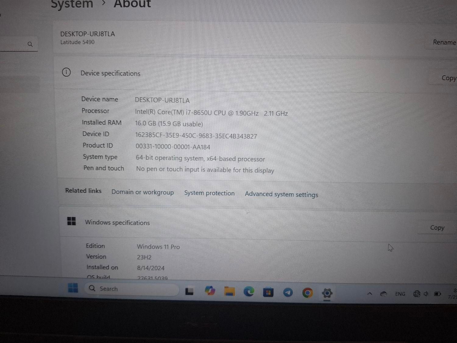 لپ تاپ استوک dell core i7 رم ۱۶ حافظه ۲۵۰ گیگ|رایانه همراه|تهران, نارمک جنوبی|دیوار