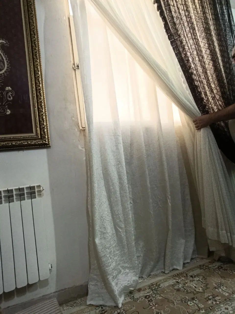 پرده|پرده، رانر، رومیزی|مشهد, شهید بهشتی|دیوار