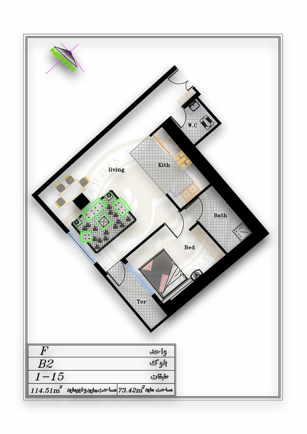 ملک 80 متری|فروش آپارتمان|سراب, |دیوار