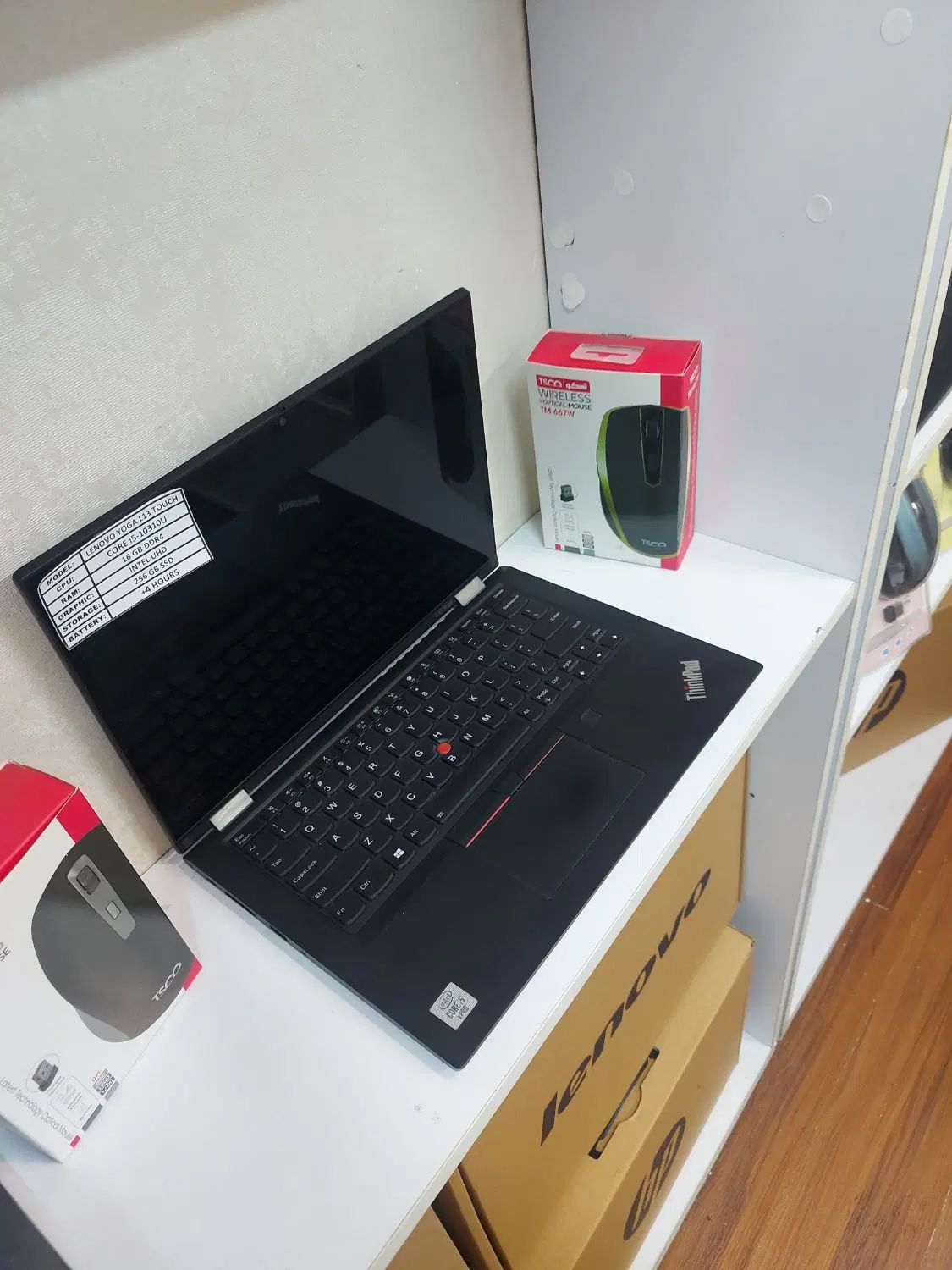 لپتاپcore i5نسل10هاردssdرم16 کاملانوباکارتن‌تاچ360|رایانه همراه|تهران, پونک|دیوار