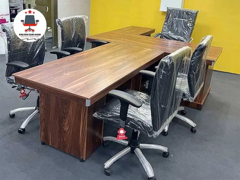 میز صندلی  کنفرانس اداری لبه دوبل|دفتر کار|رشت, پیرکلاچای|دیوار