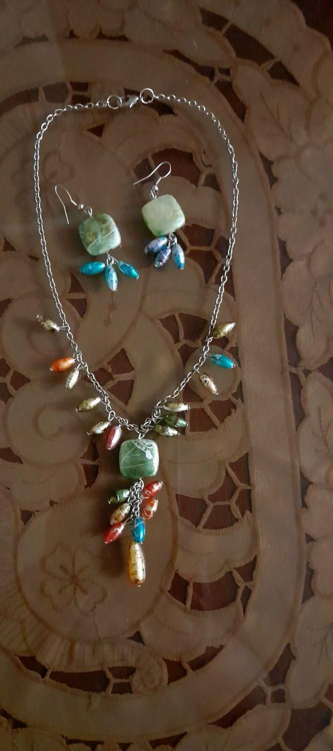 نیم ست گردنبند|بدلیجات|قزوین, |دیوار