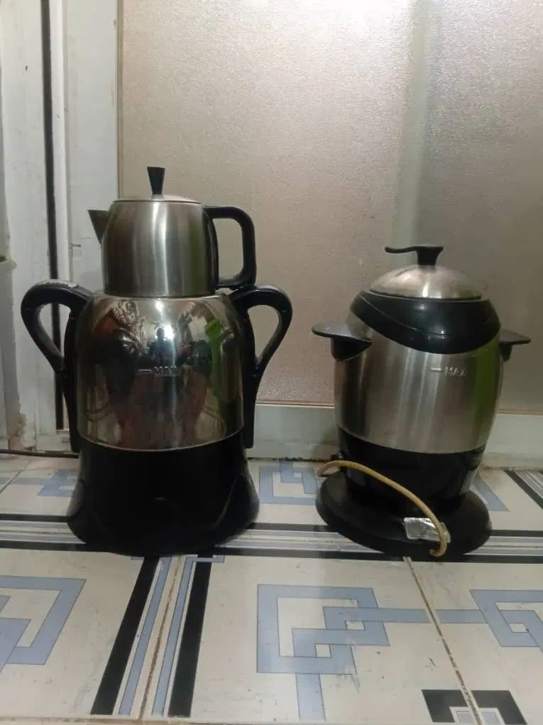 کتری سماور برقی استیل خارجی اتومات سالم و تمیز|سماور، چای‌ساز، قهوه‌ساز|اصفهان, شیخ اشراق|دیوار