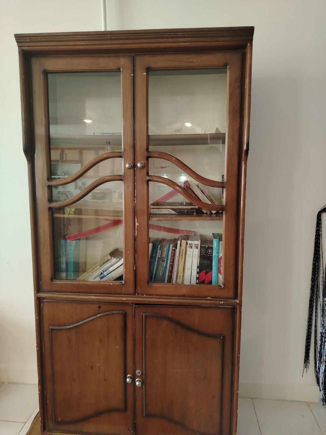کتابخونه چوبی|کتابخانه، شلف، قفسه‌های دیواری|خرمدره, |دیوار