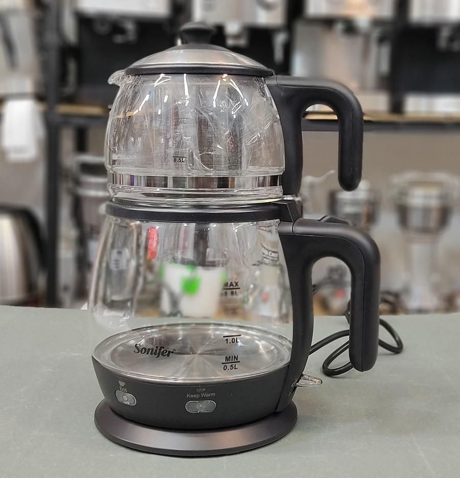 چای ساز روی همی پیرکس سونیفر/چایساز +گارانتی|سماور، چای‌ساز، قهوه‌ساز|مشهد, زیبا شهر|دیوار