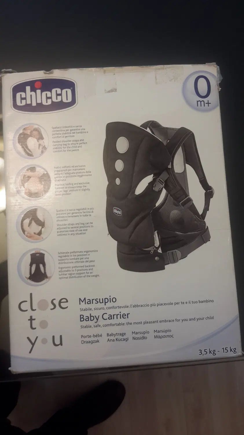 آغوشی کودک chicco مدل CLOSE TO YOU CARRIER-BLUE|کالسکه و لوازم جانبی|تهران, زعفرانیه|دیوار