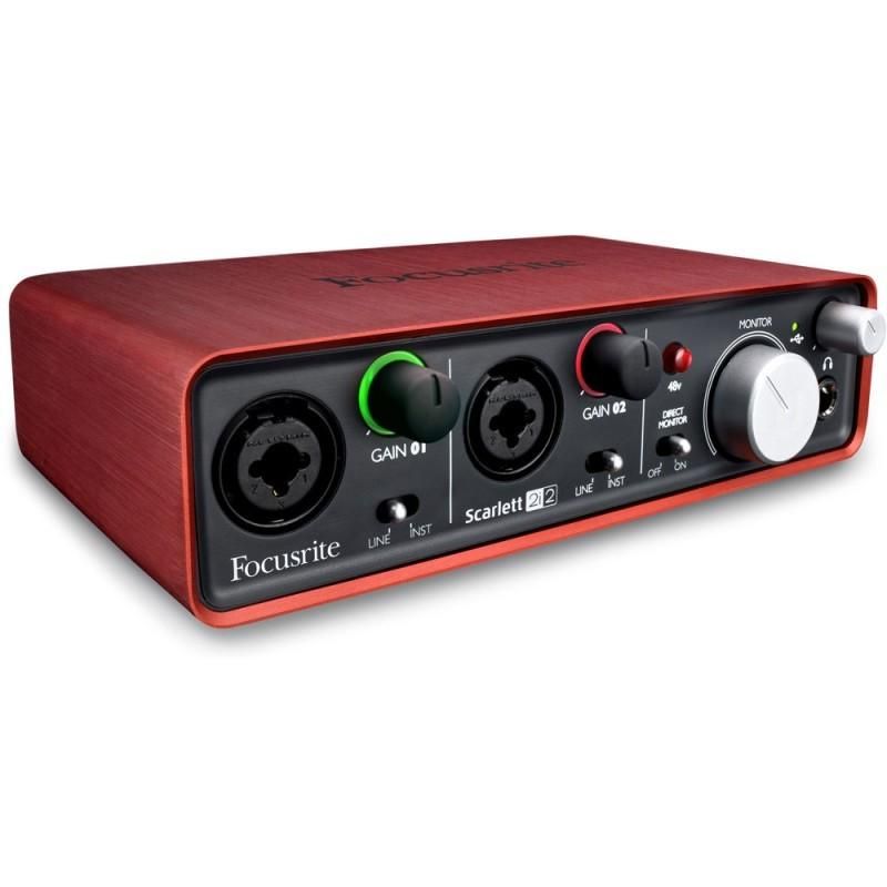 کارت صدا Focusrite Scarlett 2i2 - هدفون|آلات موسیقی|تهران, ده‌ونک|دیوار