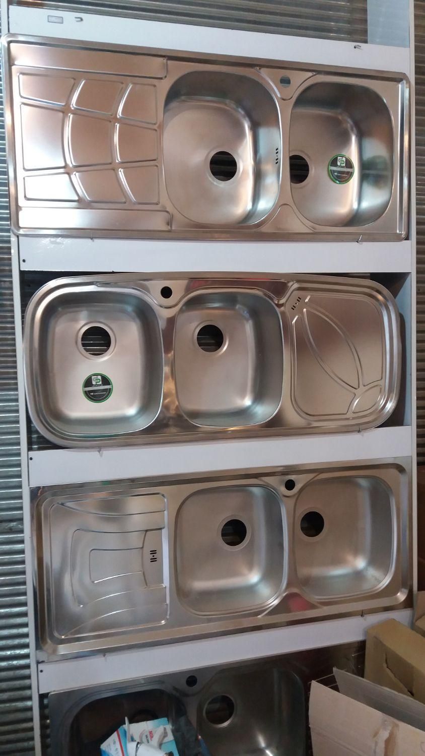 سینک استیل سایز  (ورق نگیر 304 ظرفشویی) کد ۵۰۶|مصالح و تجهیزات ساختمان|تبریز, |دیوار