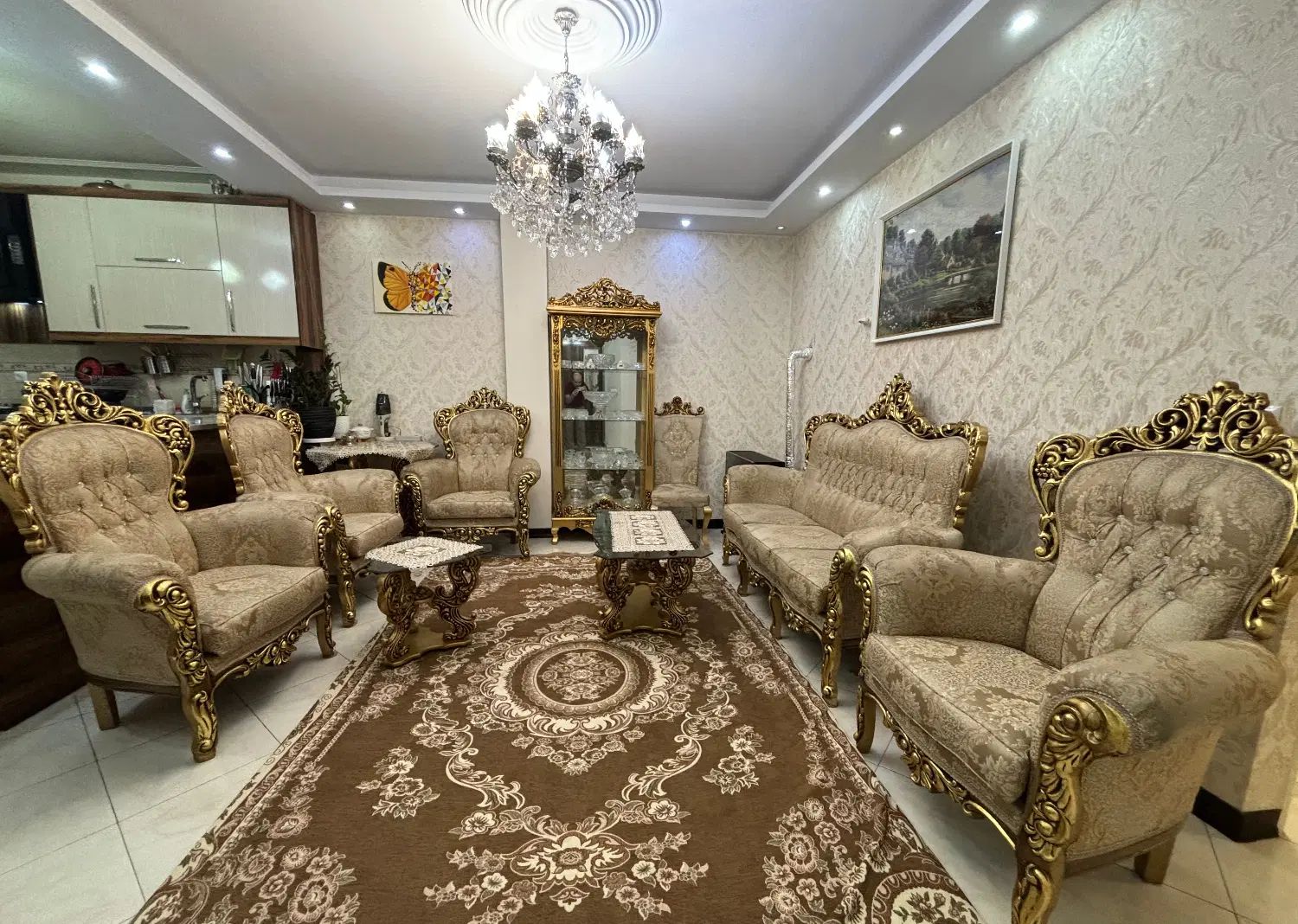 مبلمان ۷نفره،میز ناهارخوری و سرویس خواب|مبلمان خانگی و میز عسلی|تهران, زنجان جنوبی|دیوار