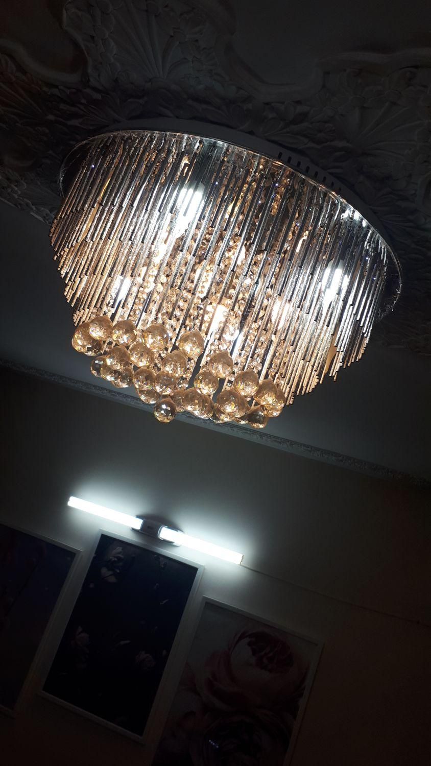 دوعدد لوستر کنترلی ۴ زمانه کوچک و بزرگ|لوستر و چراغ آویز|تهران, بریانک|دیوار