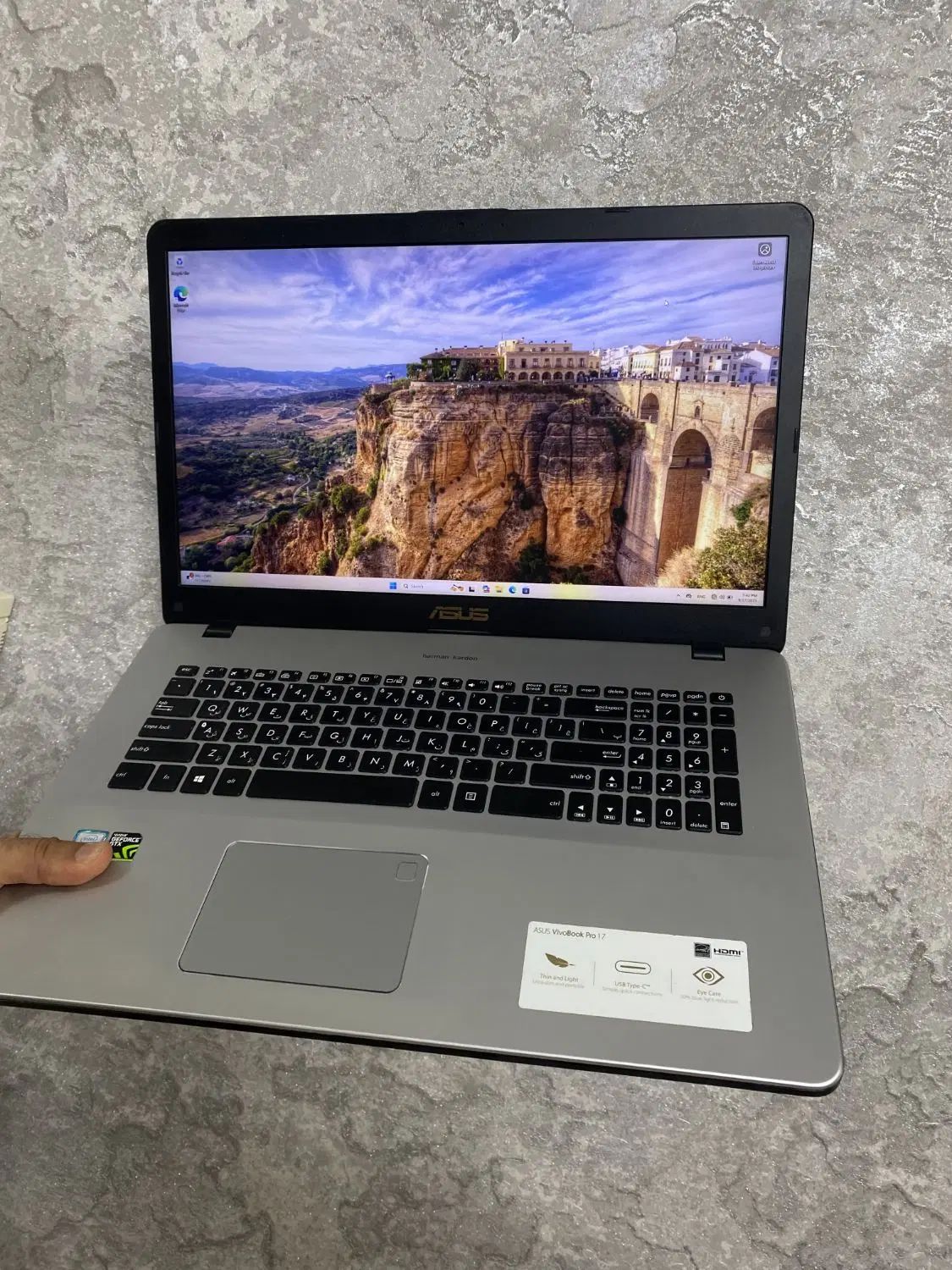 لپتاپ Asus vivobook pro 17|رایانه همراه|تهران, نیروی هوایی (پیروزی)|دیوار