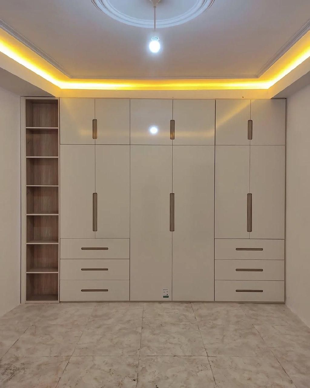 ساخت کابینت و کمد دیواری با کیفیت|کتابخانه، شلف، قفسههای دیواری|قروه, |دیوار