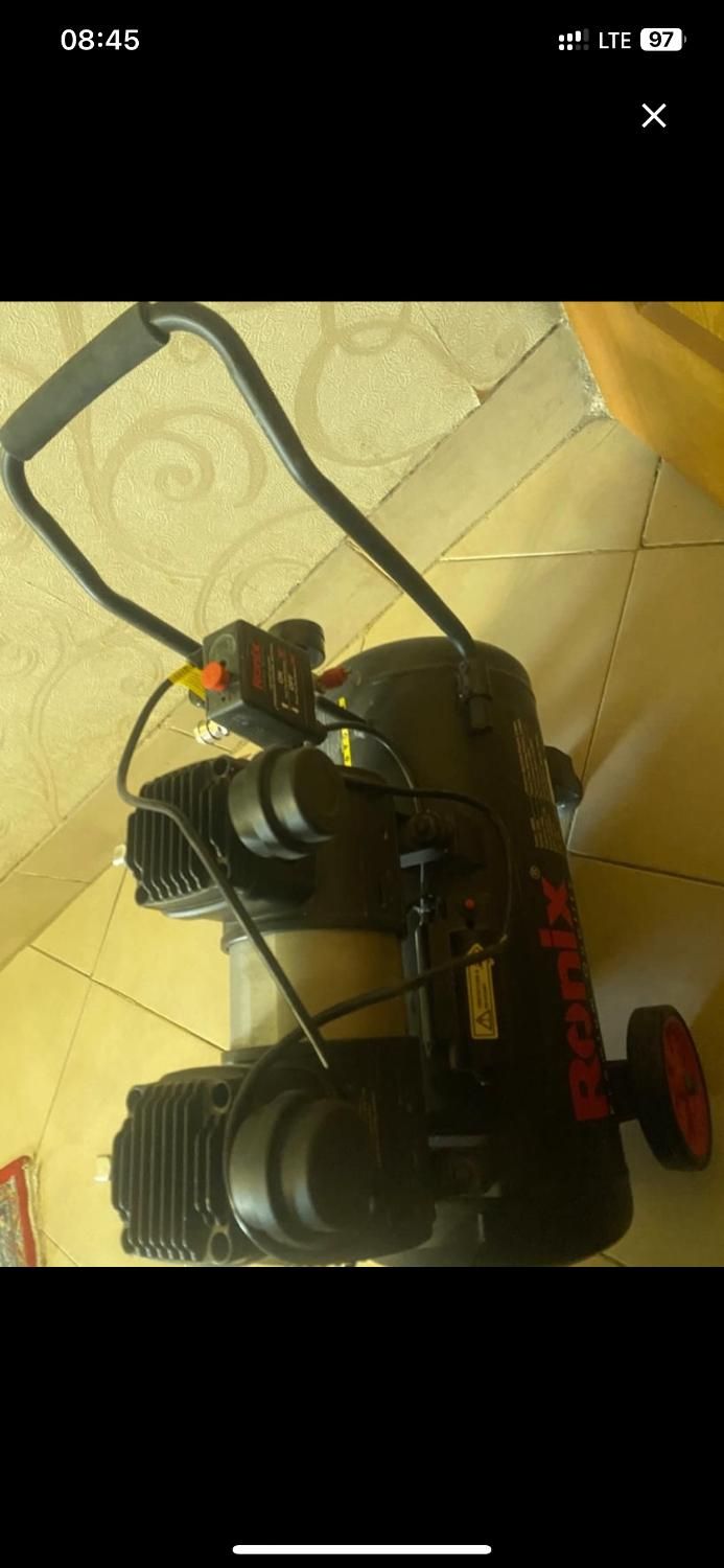 کمپرسور باد رونیکس 50 لیتری مدل 5012 موتور سایلنت|ماشین‌آلات صنعتی|اصفهان, الهیه|دیوار