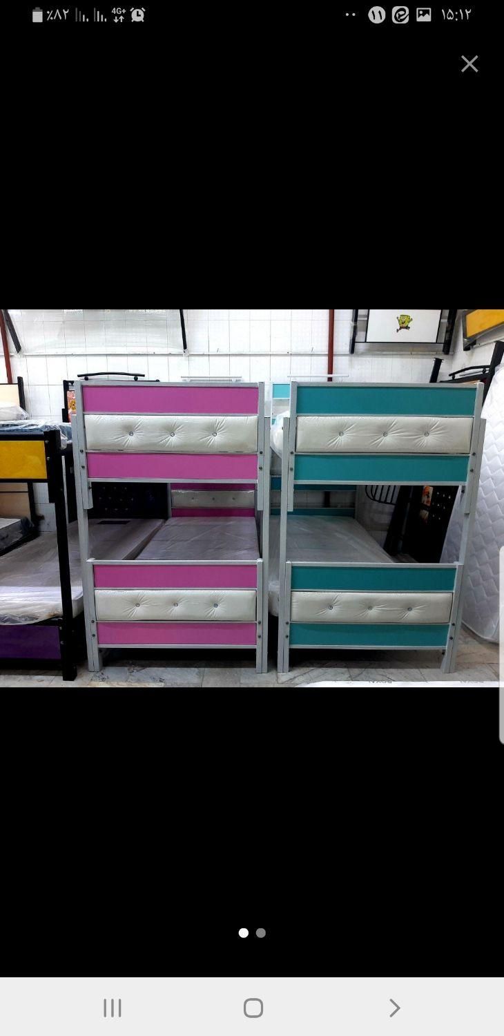 تخت خواب دو طبقه|تخت و سرویس خواب|نیشابور, مدرس|دیوار