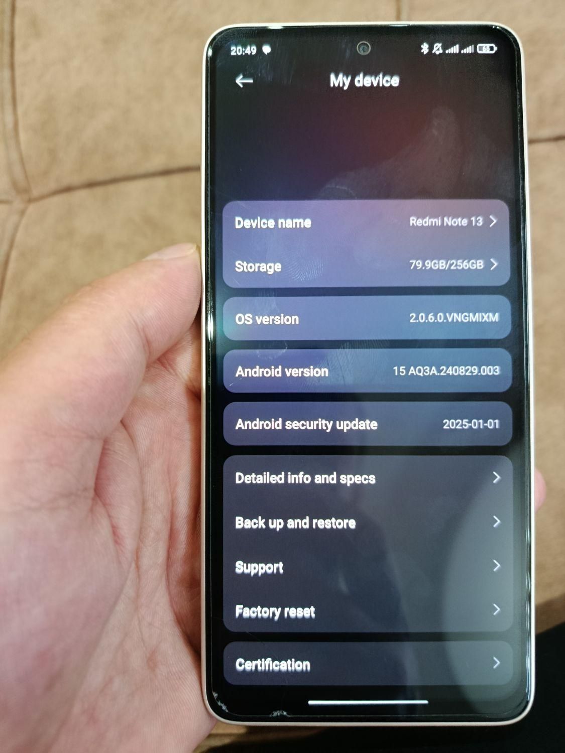 شیائومی Redmi Note 13 با حافظهٔ ۲۵۶ گیگابایت|موبایل|رشت, توشیبا|دیوار