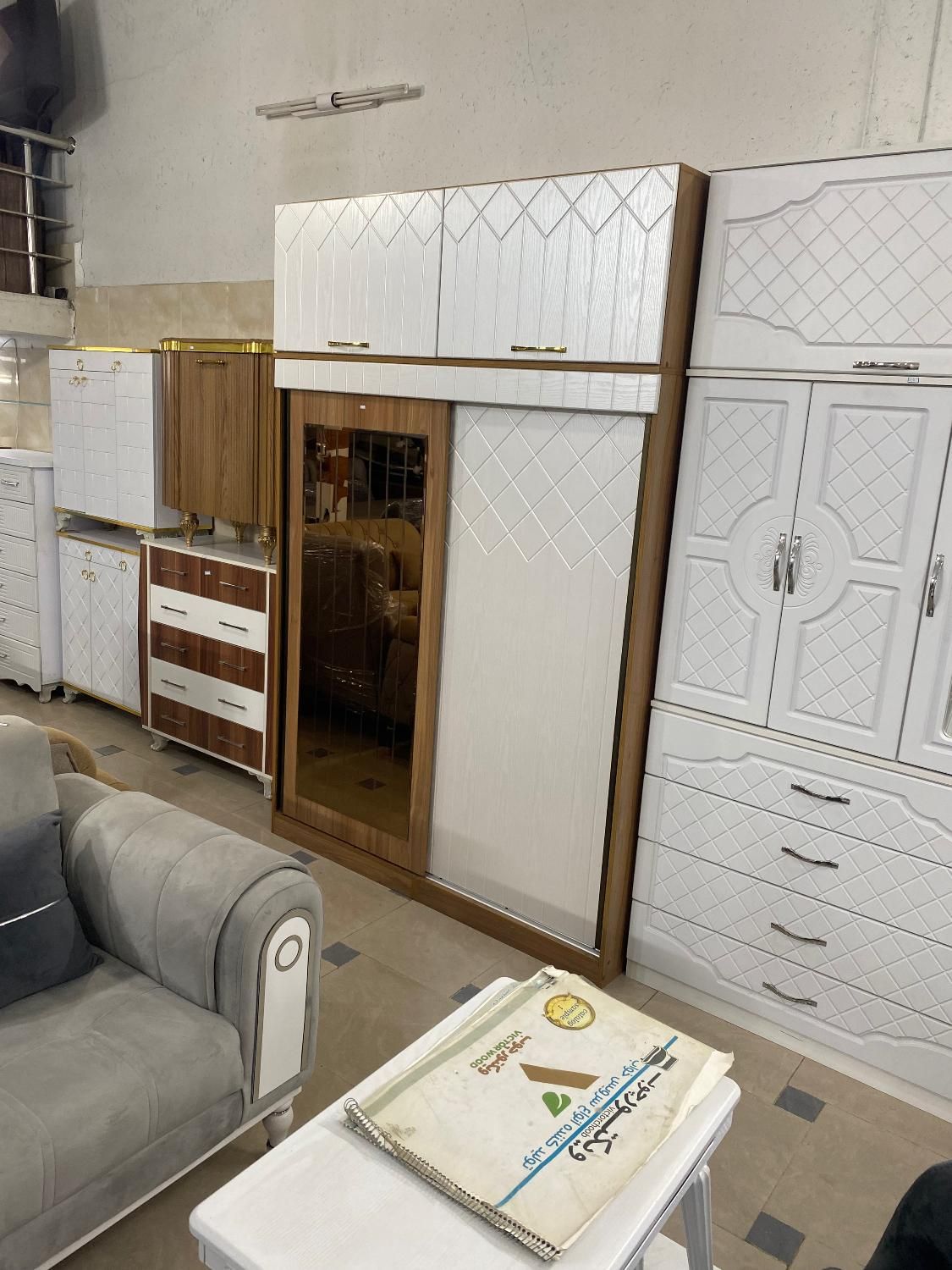 کمد لباس ۲تیکه ۱۲۰سانت|جاکفشی، کمد، دراور|قزوین, |دیوار