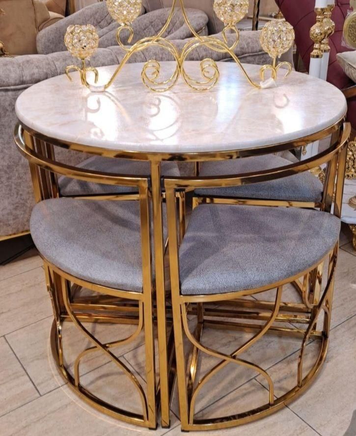 میزنهار خوری کمجا نهارخوری فلزی چهار نفره 6 نفره|میز و صندلی غذاخوری|مشهد, شهرک رازی (شهرک غرب)|دیوار