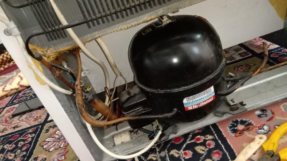 فروش موتور یخچال خانگی صنعتی ضمانت نصب|یخچال و فریزر|قم, انسجام|دیوار