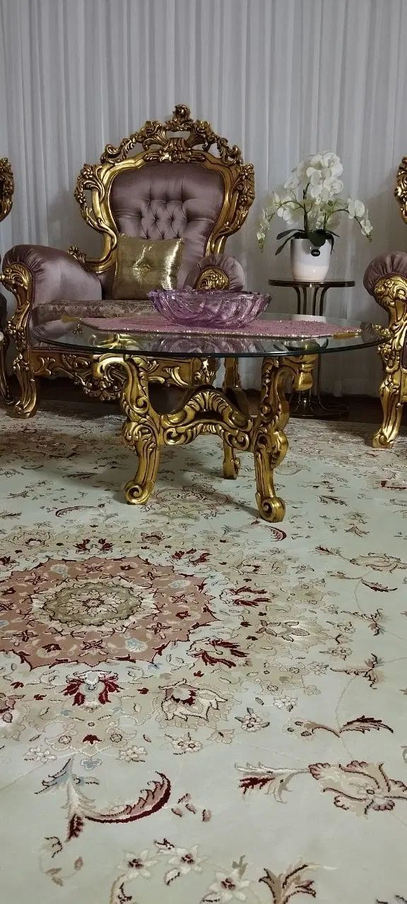 یک دست مبل 8 نفره استیل|مبلمان خانگی و میز عسلی|مشهد, دانشجو|دیوار
