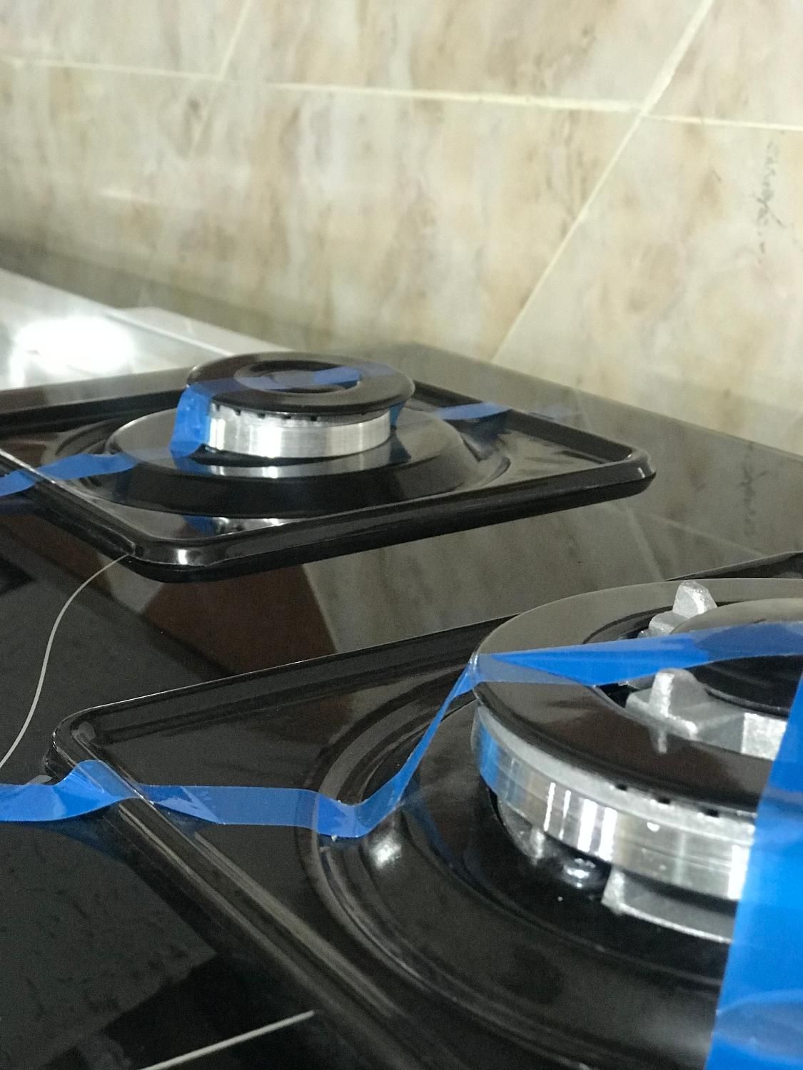 اجاق گاز طرح فر(نمااستیل)(رویه شیشه)|اجاق گاز و لوازم برقی پخت‌وپز|قرچک, مهدیه|دیوار