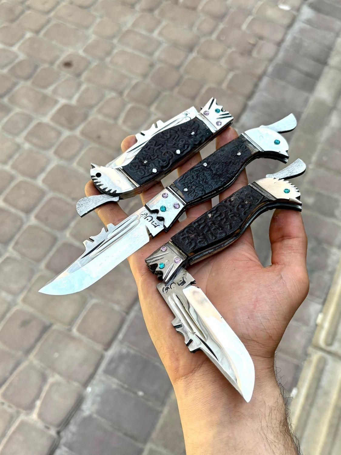 چاقو طرح تاج|کوهنوردی و کمپینگ|بم, |دیوار