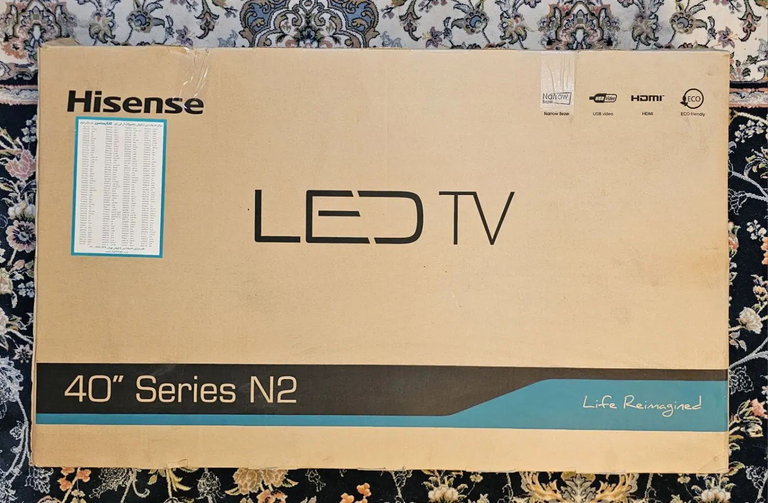 تلویزیون LED هایسنس 40 اینچ|تلویزیون و پروژکتور|مشهد, بهاران|دیوار