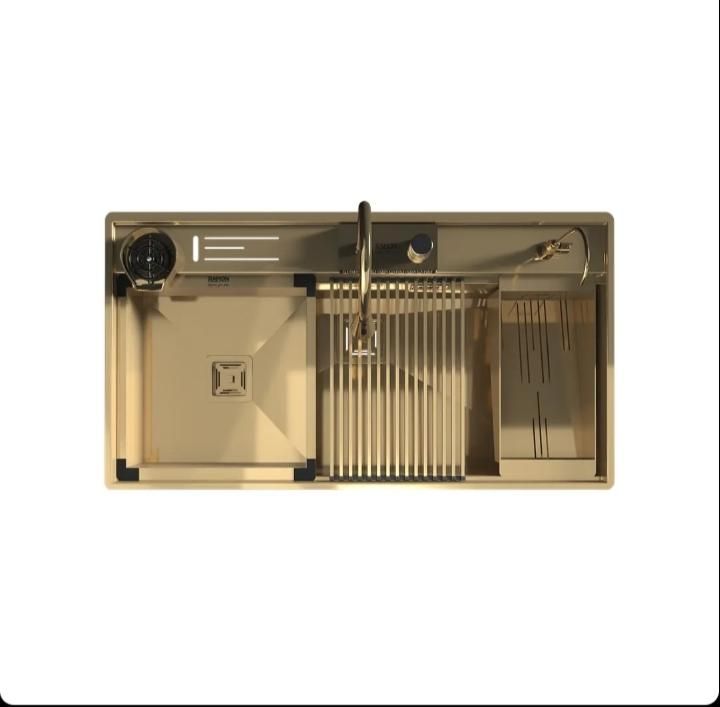 سینک باکسی طلایی مدل RS409GK|مصالح و تجهیزات ساختمان|کرمان, |دیوار