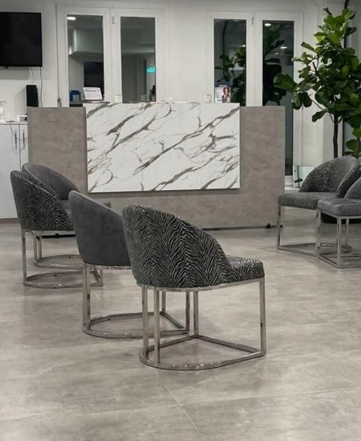 طراحی میز پذیرش کانتر/صندلی طبی گردان مبلمان مدرن|دفتر کار|سنندج, |دیوار