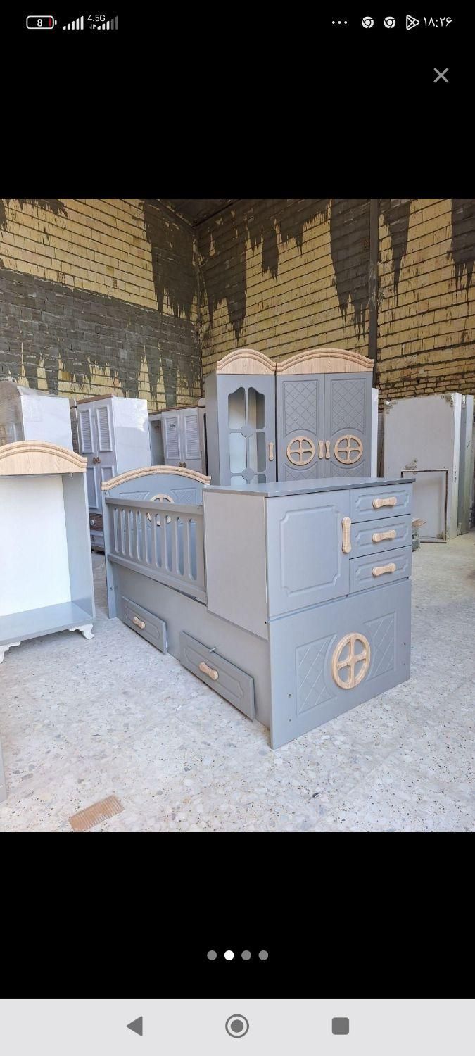 سیسمونی ماهان تخت کمد بوفه خاص و شیک|تخت و سرویس خواب|ارومیه, |دیوار