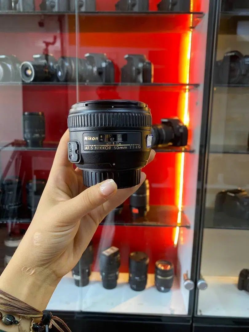 لنز نیکون Nikon AF-S NIKKOR 50mm f1.4G|دوربین عکاسی و فیلم‌برداری|تهران, بازار|دیوار