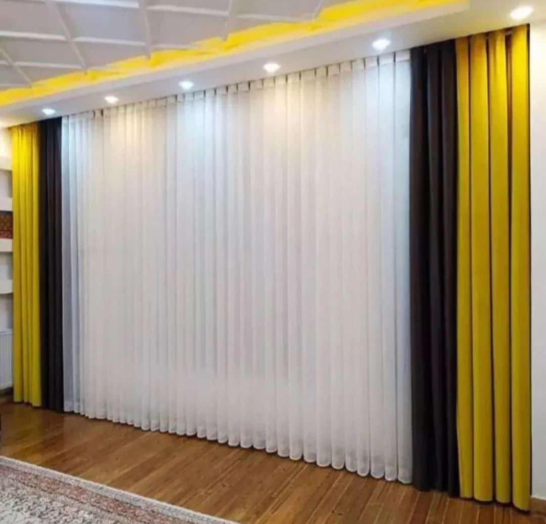 فروش انواع پرده پانچی با قیمت عالی|پرده، رانر، رومیزی|خرم‌آباد, |دیوار
