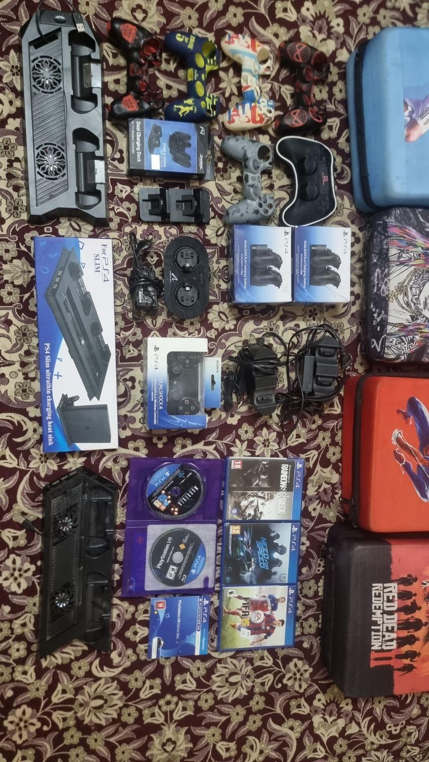 بازی و کیف و روکش دسته و شارژر دسته و فن ps4|کنسول، بازی ویدئویی و آنلاین|تهران, دولت‌آباد|دیوار