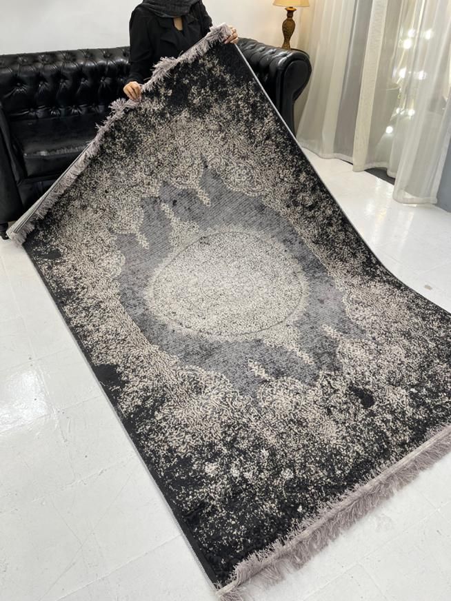 فرش کلاسیک حوض دار طوسی و زغالی|فرش|تهران, عبدل‌آباد|دیوار