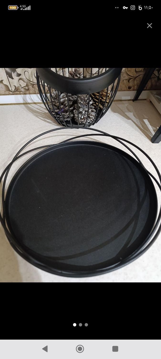 ظروف فلزی طرح ایکیا مخصوص نان و میوه و پذیرایی|ظروف سرو و پذیرایی|شیراز, اصلاح‌نژاد|دیوار