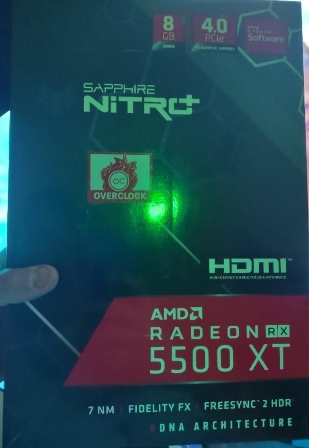 کارت گرافیک rx5500XT SE Sapphire nitro plus|قطعات و لوازم جانبی رایانه|شیراز, حافظیه|دیوار