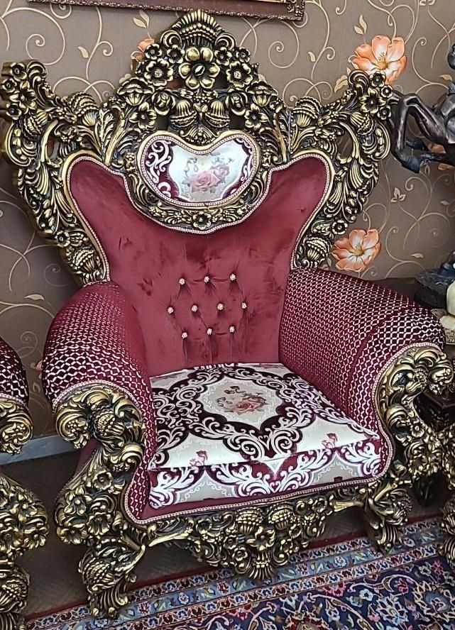 مبل سلطنتی هفت نفره طرح زیبا|مبلمان خانگی و میز عسلی|تهران, دهقان|دیوار