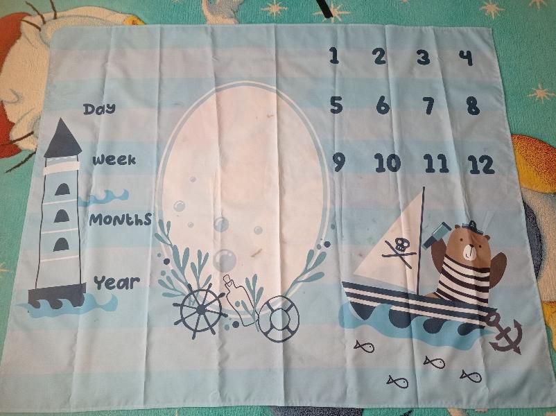 پارچه ماه‌گرد تا یک سالگی|اسباب و اثاث بچه|هشتگرد, فاز ۱ مهستان|دیوار